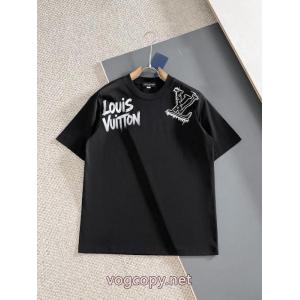 大人気ブランド 顧客優待セール ファッションな一品半袖TシャツLOUIS VUITTONブランド 通販店