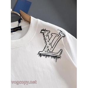 大人気ブランド 顧客優待セール ファッションな一品半袖TシャツLOUIS VUITTONブランド 通販店