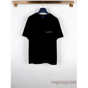 新作限定大人で素敵 優れた品質 センスを格上げ半袖TシャツLOUIS VUITTONブランド 偽物