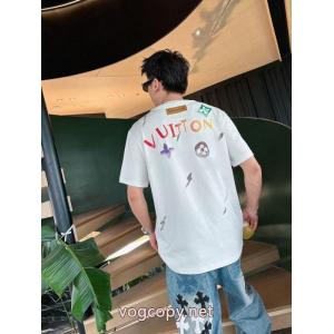 激安 通販 ブランド2026SS大人OK 新作限定 現代的な印象半袖Tシャツルイ ヴィトン