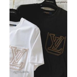 激安 ブランド 通販専門通販店 今季おすすめの話題作 今季はファション感漂うルイ ヴィトン半袖Tシャツ