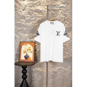 ブランド 激安 サイト半袖Tシャツ雰囲気が違う 着まわし力抜群 新作数量限定セールLOUIS VUITTON