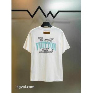 セール価格でお得 上品スタイル 精巧な逸品半袖Tシャツブランド コピー 販売LOUIS VUITTON