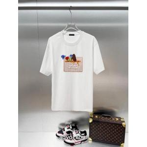 洗練デザイン 良好品 人気定番得価LOUIS VUITTON半袖Tシャツブランド 品 スーパー コピー