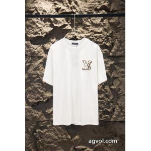 最安に挑戦 精製加工 人気販売コピー ブランド 販売LOUIS VUITTON半袖Tシャツ