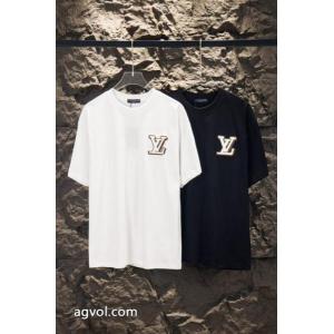 最安に挑戦 精製加工 人気販売コピー ブランド 販売LOUIS VUITTON半袖Tシャツ