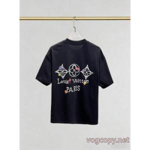 ルイ ヴィトン半袖Tシャツキラキラ 最新商品即完売必至 最安値挑戦中ブランド コピー 安心