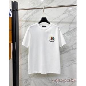 新作入荷新作登場 ブランド新作を先取り 輝かしいブランド 品 コピーLOUIS VUITTON半袖Tシャツ