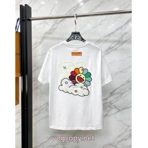 新作入荷新作登場 ブランド新作を先取り 輝かしいブランド 品 コピーLOUIS VUITTON半袖Tシャツ