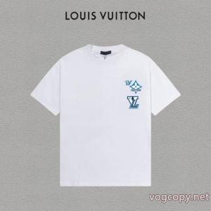話題人気商品 大人カジュアル シンプルに着こなしたいLOUIS VUITTON偽 ブランド 販売半袖Tシャツ