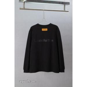 LOUIS VUITTONセールで入手! HOT低価 新作在庫希少長袖Tシャツブランド アクセサリー 激安