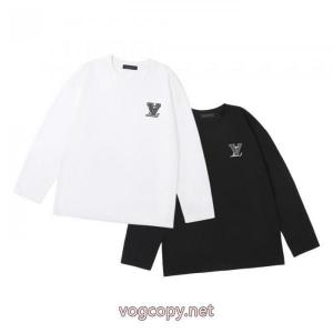 長袖TシャツLOUIS VUITTONブランド コピー 通販格好良いアイテム 完売間近 上質  