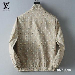 数量限定特売 トレンド感満載 限定版プリントLOUIS VUITTONジャケットブランド コピー 安心