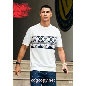 雑誌掲載のアイテム 上品上質 センスがいい半袖Tシャツブランド コピー 品LOUIS VUITTON