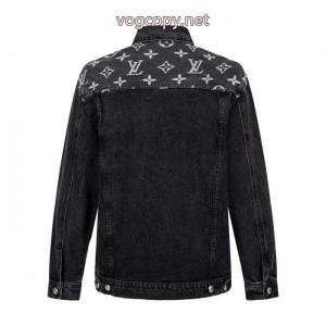 デニムコートコピー 通販ファッションスタッズ 品が良い サラサラの着心地LOUIS VUITTON