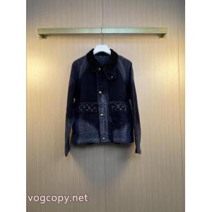 注目度の高い ファッションの最先端！ クラシカルなデザインデニムコートブランド 偽物 激安LOUIS VUITTON