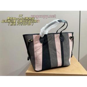 LVスエードNeverfullショッピングバッグ