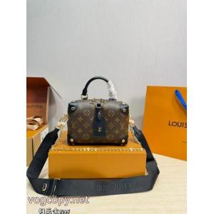 LV Petite Malle Souple老花ソフトボックスバッグ