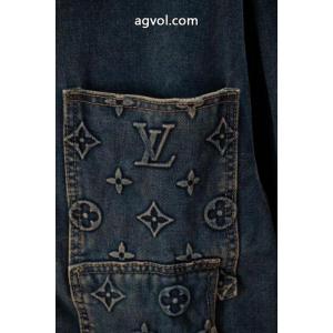 LOUIS VUITTON 2026 FW 3 Dエンボスエンボスエンボスブルーデニムジャケット