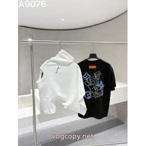 LV 26 ss新作刺繍重工芸ロゴアルファベット半袖Tシャツ
