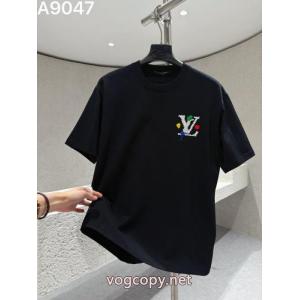 LVルイヴィトン2026 ss新作刺繍重工芸ロゴアルファベット半袖Tシャツ