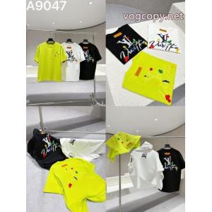 LVルイヴィトン2026 ss新作刺繍重工芸ロゴアルファベット半袖Tシャツ