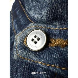 LOUIS VUITTONレーザーロゴコラージュデニムジャケット