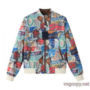 Lvロバ家新聞プリント限定リバーシブルジャケット