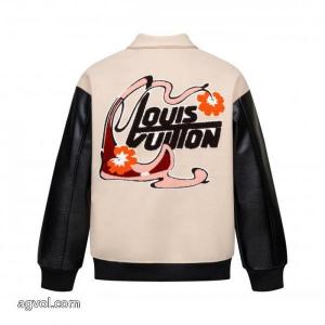 Louis vuitton 2026秋の新作開襟ファスナーパステルカラー野球ウェアコート