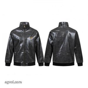 Louis vuitton 2026秋の新作ヴィンテージ仕立て古着感のあるレザージャケット