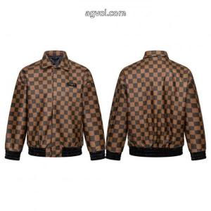 Louis vuitton LVルイヴィトン2026秋新作チェッカー開襟ジャケットジャケット