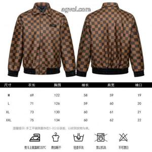 Louis vuitton LVルイヴィトン2026秋新作チェッカー開襟ジャケットジャケット