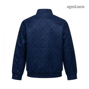 Louis vuitton LVルイヴィトン2026秋の新作Monogramダークチェックビーズレザージャケット