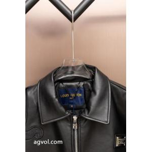 Louis vuitton LVルイヴィトン2026 SSランニングモデルの皮のコート