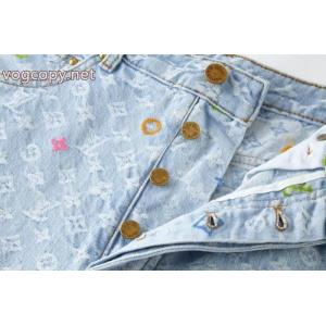 LOUIS VUITTONキャンディー刺繍ジャカードジーンズ