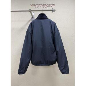 LOUIS VUITTONルイ26 ss新作Monogramチョコレート色ラムチュールリバーシブルジャケット