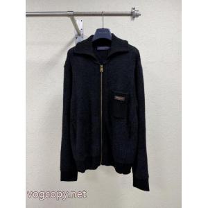 LOUIS VUITTONルイFW 26ピュアカラージップシャツジャケットジャケット男性用