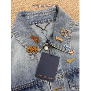 LOUIS VUITTONルイ・ヴィトンFW 26七夕限定デニムシリーズCVDスケートボードポケット刺繍デニムジャケット