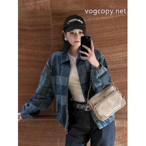 Louis Vuitton/ルイヴィトンのオールドフラワーチェッカーボード水洗いカウボーイコート