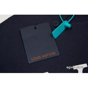 LVルイヴィトン高品質城アルファベット半袖Tシャツ男女同型