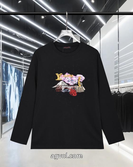 長袖TシャツLOUIS VUITTON最大の魅力ロゴがかっこいい激安 通販 専門 1