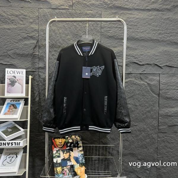 Louis Vuitton/ルイ・ヴィトン2022のショーモデルダークピエロ悪魔の刺繍野球ウェアコート 0 