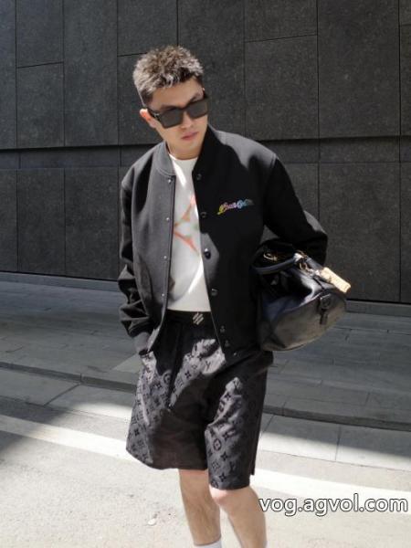 LOUIS VUITTON 25 ssクローバーカラードリル野球ジャケット 0 