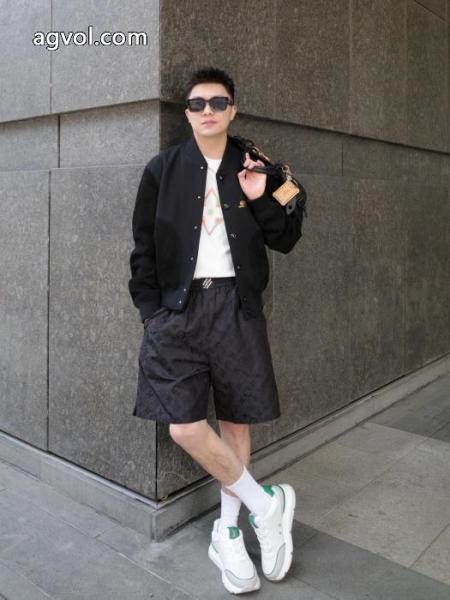 LOUIS VUITTON 25 ssクローバーカラードリル野球ジャケット 5 