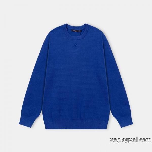 LVルイヴィトン25 ss冬の定番刺繍ロゴラウンドネックセーター 0