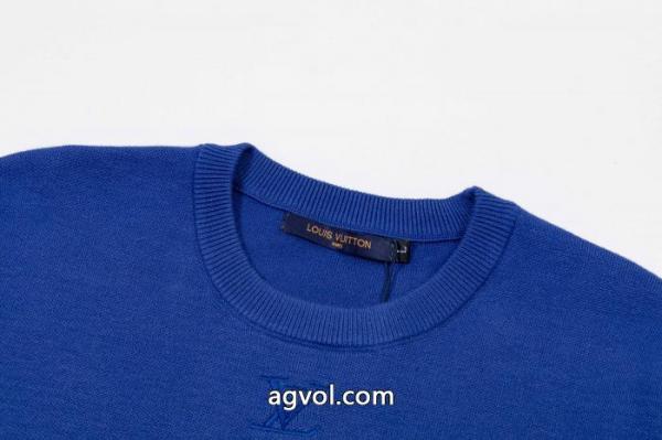 LVルイヴィトン25 ss冬の定番刺繍ロゴラウンドネックセーター 2