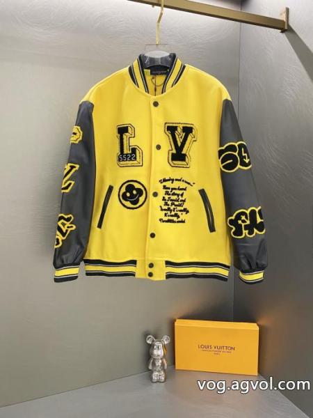 LV下山虎黄豹走秀金万針刺繍タオル刺繍野球服ジャケット 0 