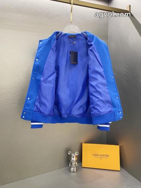 LVブルー蒸気ロボットタオル刺繍野球ウェアジャケット 5 