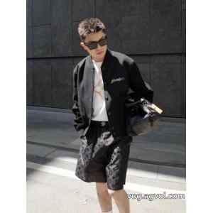 LOUIS VUITTON 25 ssクローバーカラードリル野球ジャケット