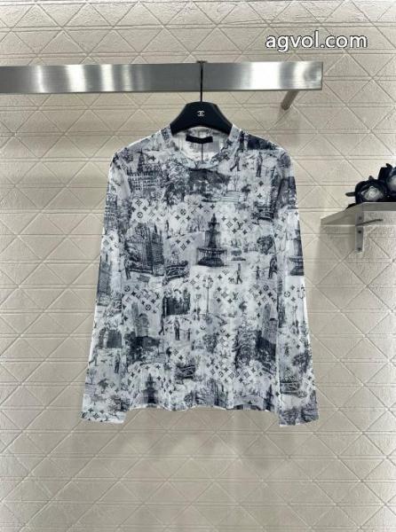 LOUIS VUITTON涼しげな印象の2025秋冬新作販売開始ブランド 激安長袖Tシャツ 1